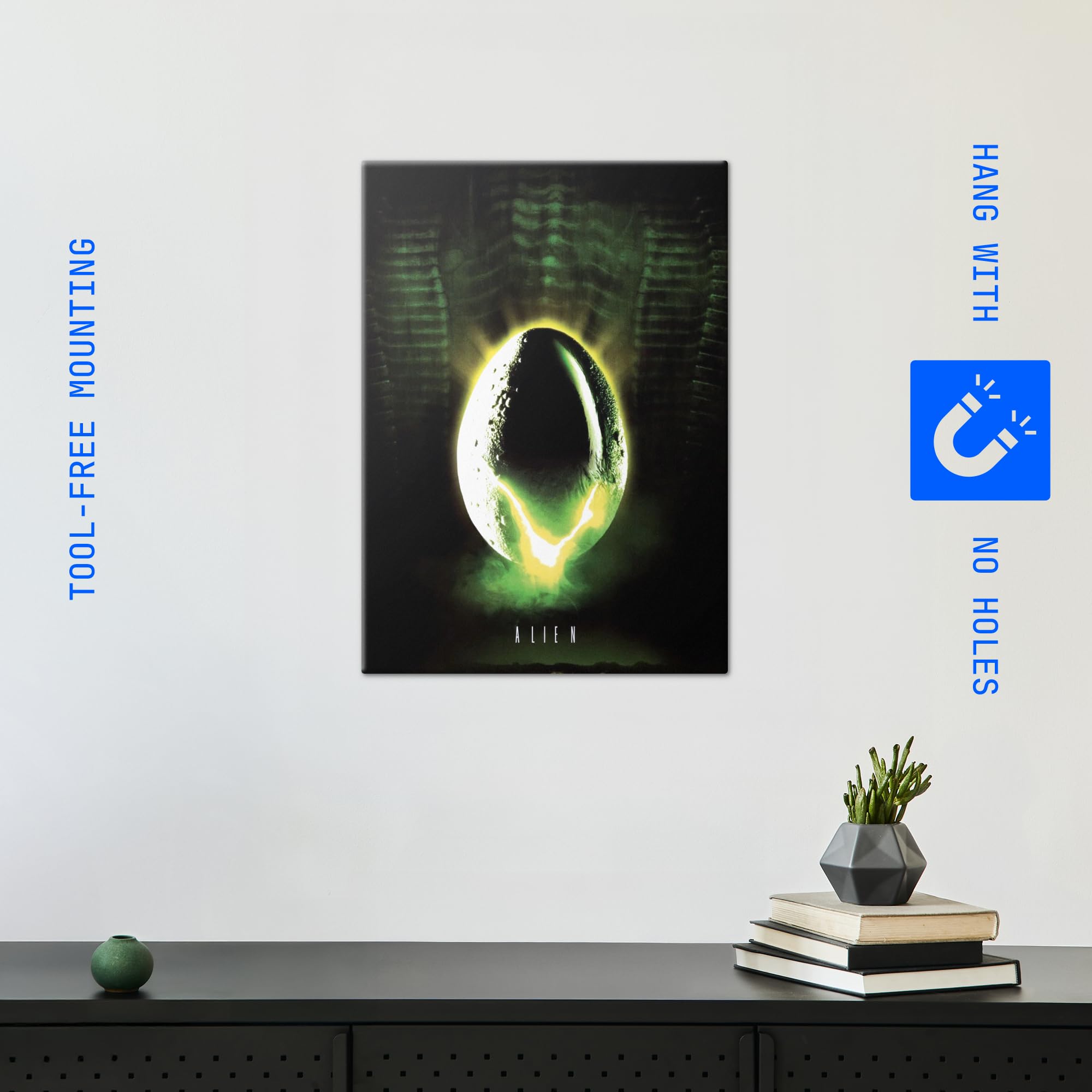 Amazon.com: Displate Official Alien Metal Poster Magnetic Mounting